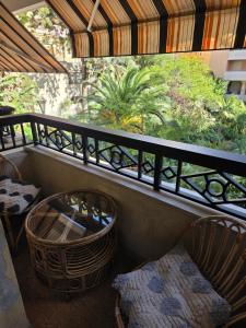 Balkón nebo terasa v ubytování Studio au calme proche de la mer