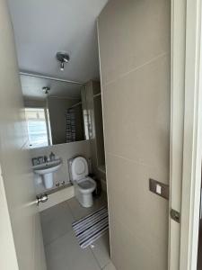 Koupelna v ubytování Luminoso y amplio depto cerca Av Alemania