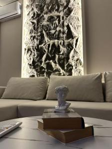 Posezení v ubytování Luxury Apartment in Buqar Jyrau