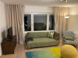 Χώρος καθιστικού στο Villa Zaubertal Linz