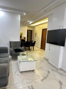 TV a/nebo společenská místnost v ubytování Sunny soul tanger