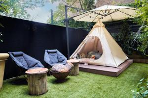 Zahrada ubytování Melbourne Marriott Hotel