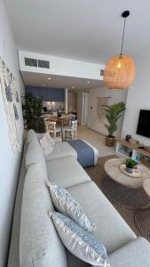 Χώρος καθιστικού στο Luxury apartments in Ayla