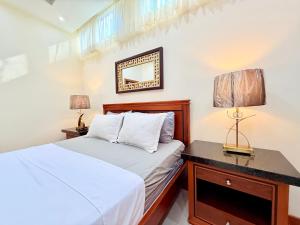 Postel nebo postele na pokoji v ubytování Departamento de 1 habitación