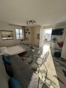 Χώρος καθιστικού στο Bellissimo apartment Naxos