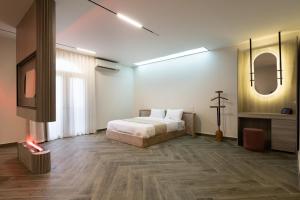 Postel nebo postele na pokoji v ubytování Hayah Inn Cairo - Rehab City