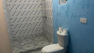 Koupelna v ubytování Jusula Beach Bungalows, Sanyang Beach, Free Wifi