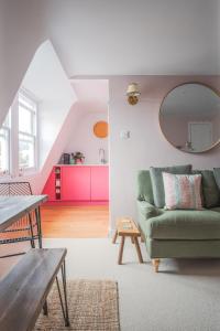 Et opholdsområde på Boutique Retreat in Central Bath