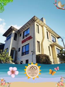 ビーニャデルマールにあるHotel 251の建物の前にモーテルの看板