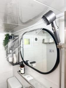 Koupelna v ubytování Adam stay