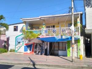 a building with a balcony on top of it at Ann Dor #3 in San Andrés