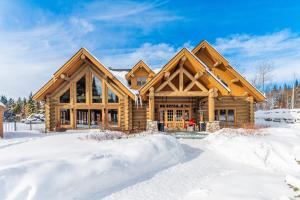 Το Fiddler Lake Resort Chalet 41 Cerf avec piscine τον χειμώνα