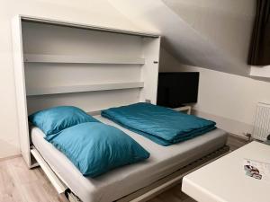 Ένα ή περισσότερα κρεβάτια σε δωμάτιο στο Appartement Bayerisch Eisenstein +8 φωτογραφίες