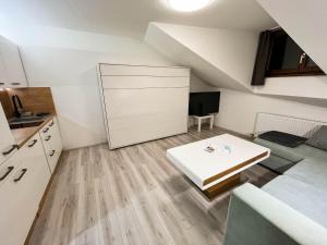 Μια τηλεόραση ή/και κέντρο ψυχαγωγίας στο Appartement Bayerisch Eisenstein