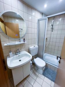 Ένα μπάνιο στο Appartement Bayerisch Eisenstein
