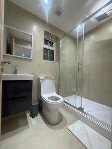 Koupelna v ubytování Richard guest house