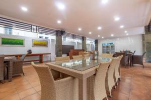 Khu vực ghế ngồi tại Vidi Boutique Hotel