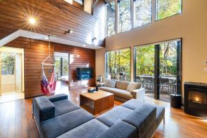 Posezení v ubytování COCO VILL 軽井沢 karuizawa