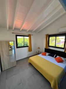 Postel nebo postele na pokoji v ubytování Vue Mer Panoramique, Grande Terrasse Privée, Plage à 10 Min