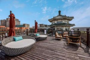 Ban công/sân hiên tại UrCove by HYATT Beijing Forbidden City