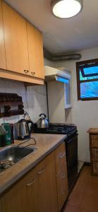 Køkken eller tekøkken på Depto ostende