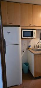 Køkken eller tekøkken på Depto ostende