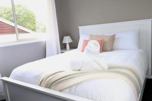 Postel nebo postele na pokoji v ubytování The Tree House