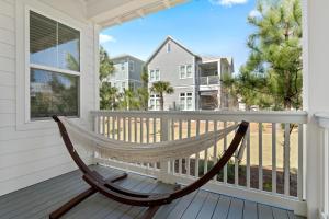 Rõdu või terrass majutusasutuses Crab Cottage