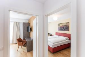 Posteľ alebo postele v izbe v ubytovaní Vienna Stay Apartments Tabor 1020