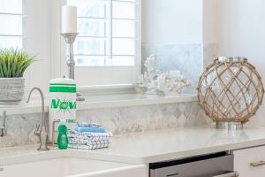 a kitchen counter with a sink and a window at Happily Eva After at Prominence 30A in Inlet Beach +56 photos
