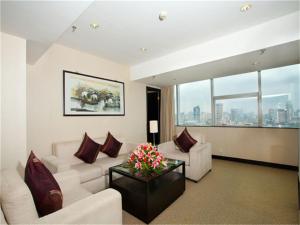 Posezení v ubytování Skyline Plaza Hotel Guangzhou