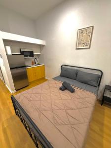 Η κουζίνα ή μικρή κουζίνα στο Big studio 4 persons apartment with Private FREE Parking +10 φωτογραφίες