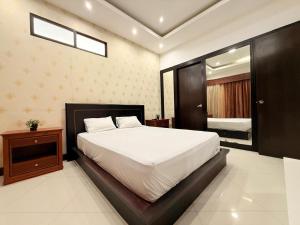 Postel nebo postele na pokoji v ubytování Moderno Apartamento Familiar en Zona Exclusiva - 2 habitaciones + 18 fotografií