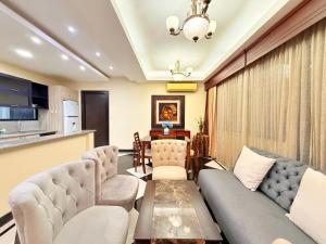 Posezení v ubytování Moderno Apartamento Familiar en Zona Exclusiva - 2 habitaciones