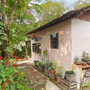 ノバ・フリブルゴにあるGlamping SixtyNine Hundredの鉢植えの家 +7枚の写真