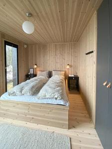 Postel nebo postele na pokoji v ubytování Mountain Cabinin Valdres