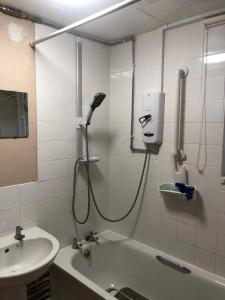 Koupelna v ubytování Hunters Lodge