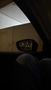 a view from the inside of a car at Stunn Apartment in Al Kharj +1 photo