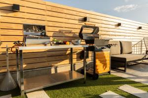 Εγκαταστάσεις μπάρμπεκιου για όλους τους επισκέπτες της βίλας