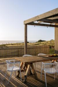 Balkón nebo terasa v ubytování Coast