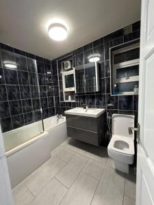 Koupelna v ubytování Kings Lodge