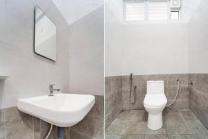 Koupelna v ubytování Super Collection O Isha Yoga Center Coimbatore Formerly Nischala Stay