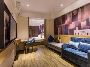 Posezení v ubytování City Comfort Inn Liuzhou Wuling Liutai Road