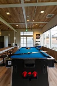 a billiard room with a pool table in it at Kiwaya 貴和家 - Fuji Numazu BASE - in Numazu