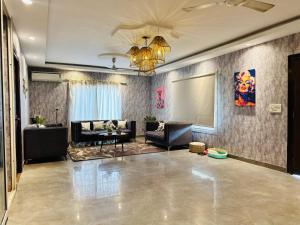 Χώρος καθιστικού στο Disha Farm