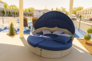 Posezení v ubytování Big Chief Motel