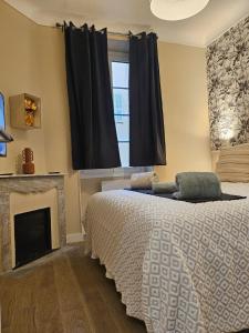 Postel nebo postele na pokoji v ubytování Monaco cocoon