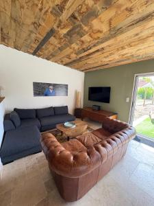 Χώρος καθιστικού στο Le Chai des Poilanes