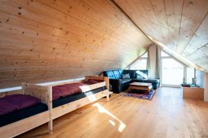 Et opholdsområde på Chalet Innerwald