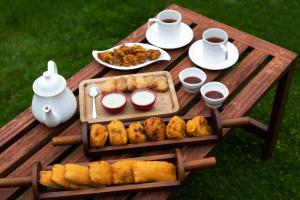 Jídlo v vily nebo okolí